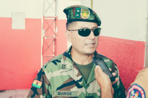 Para tenente-coronel Quiroz as Forças Armadas Bolivianas desempenham o papel principal no combate a incêndio florestal. créditos: 2°Sgt.Bm. Paiva