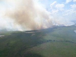 O incêndio florestal iniciado no país vizinho, e que se alastrou para o território nacional brasileiro, foi pivô desta reunião.